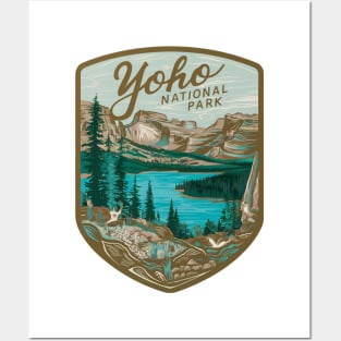 Yoho National Park Blue Emerald Lake Posters and Art